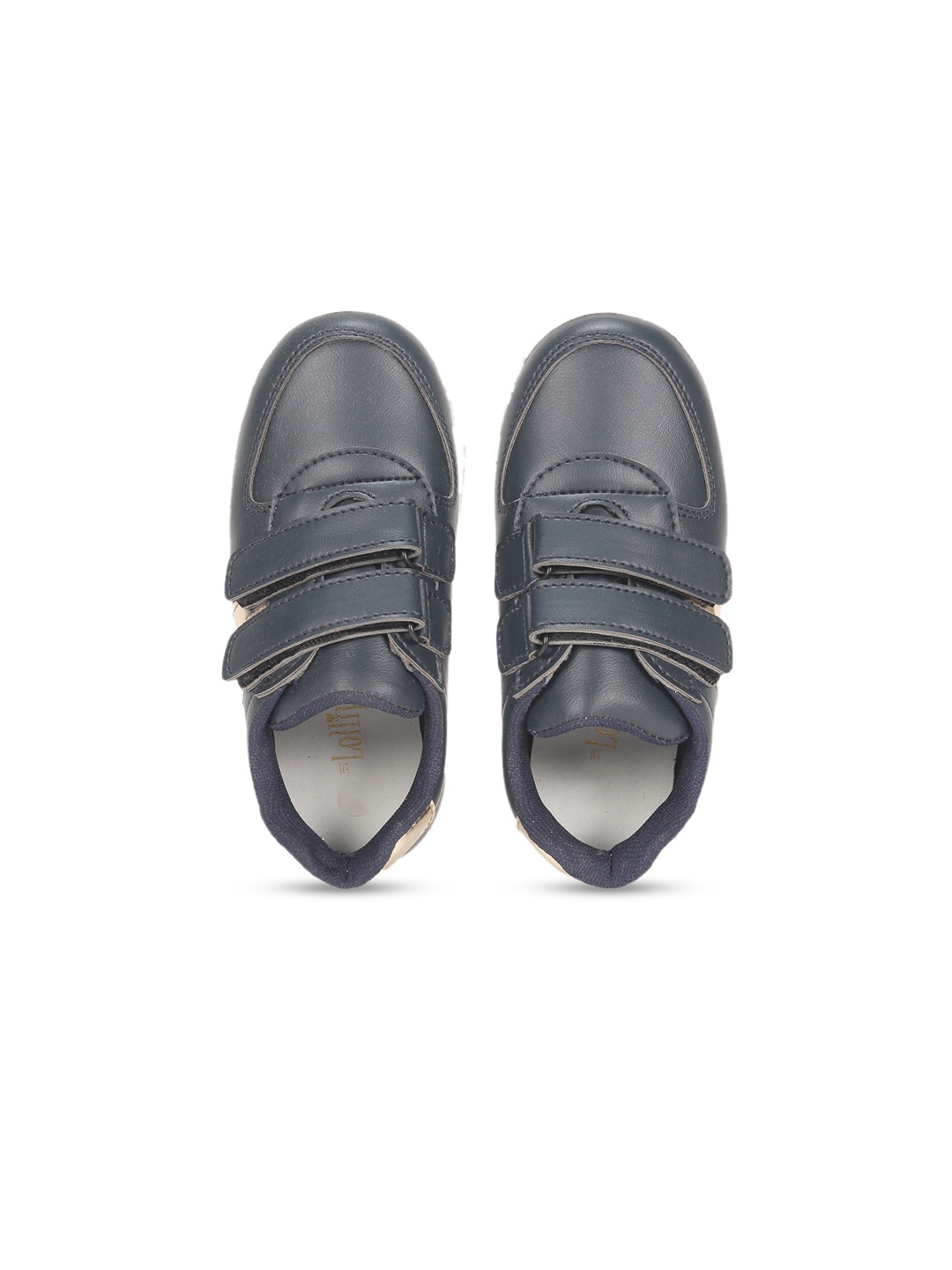 

Lil Lollipop Kids Solid Sneakers, Navy blue