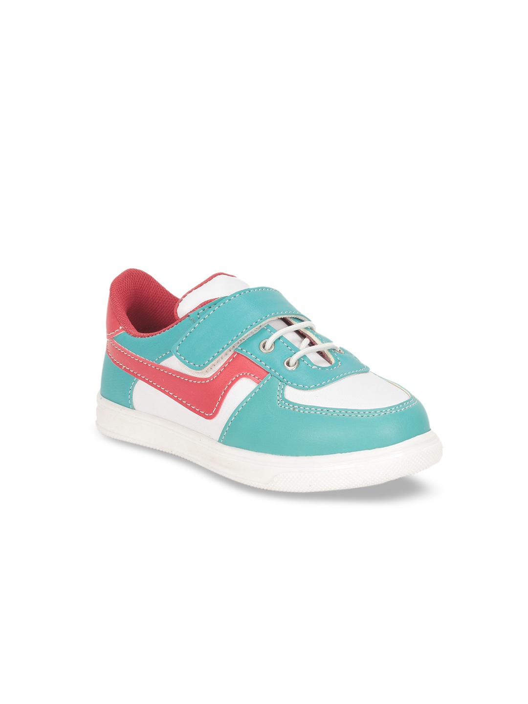 

Lil Lollipop Kids Colourblocked Sneakers, Green