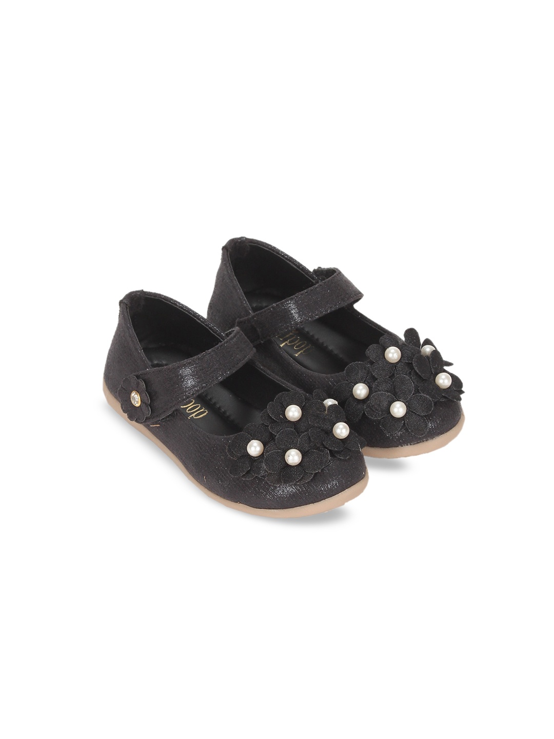 

Lil Lollipop Girls Embellished Ballerinas Flats, Black