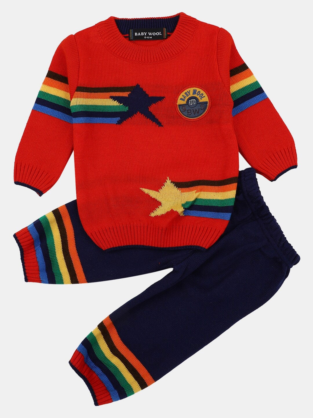 

V-Mart Kids Printed Pure Cotton Clothing Set, Red