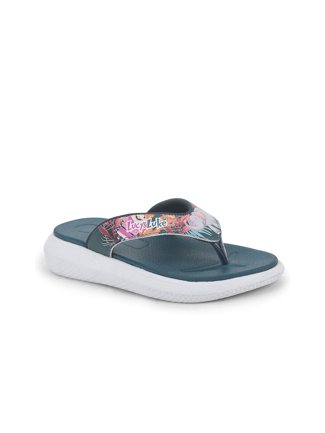 

Liberty Kids Printed Thong Flip-Flops, Blue