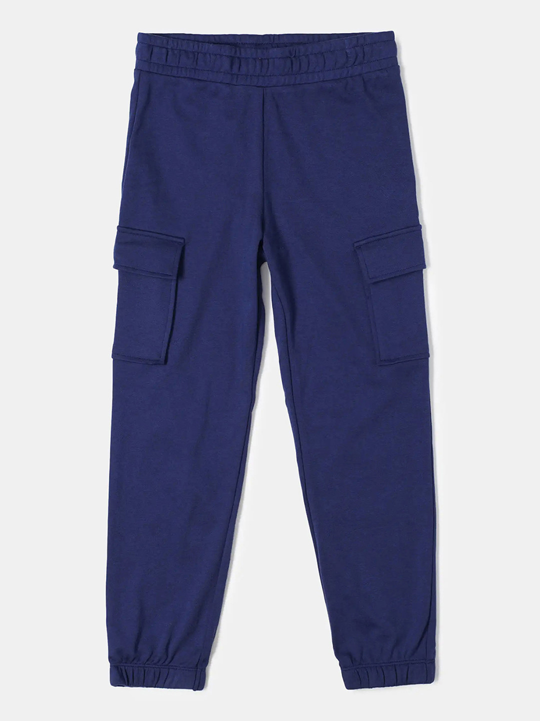 

Jockey Girls Super Combed Cotton Solid Cargo Pants with Elasticated Hem-AG67, Blue