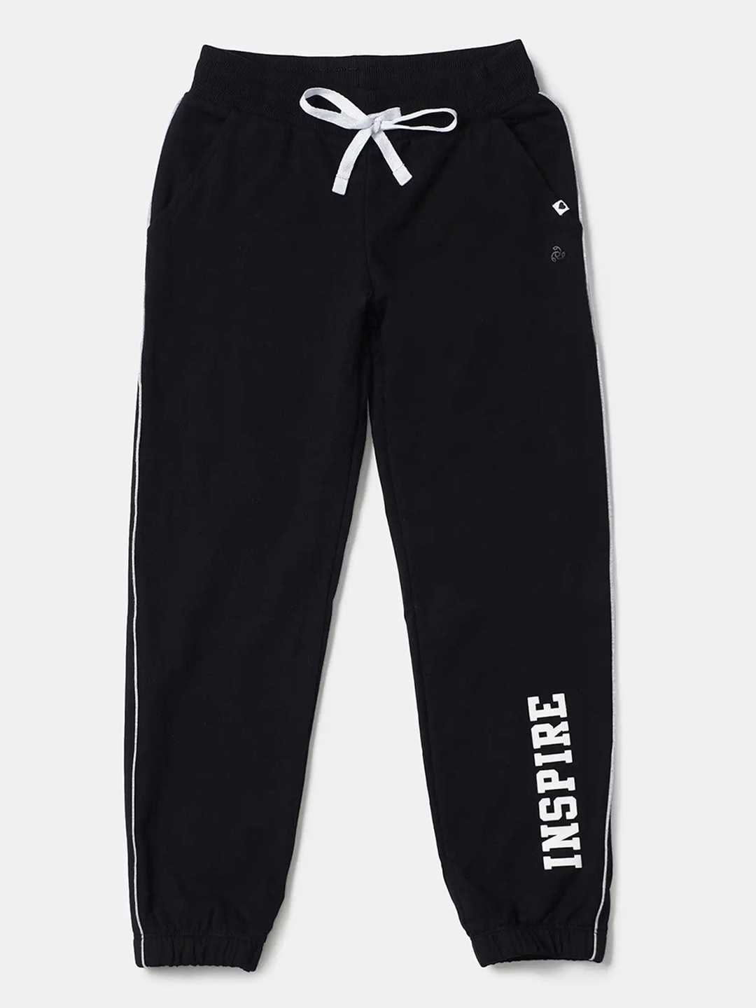 

Jockey Girls Super Combed Cotton Printed Relaxed Fit Joggers-AG68, Black