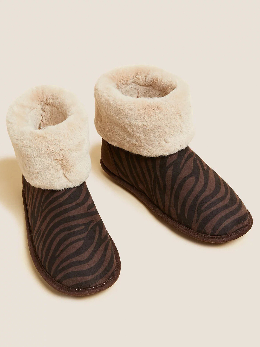 

Marks & Spencer Women Printed Room Slippers, Black