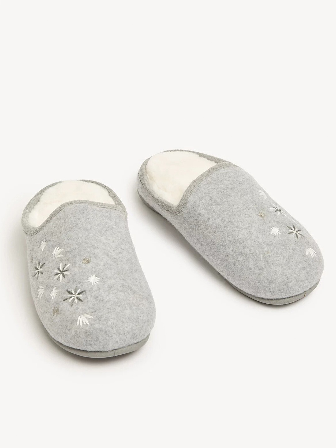 

Marks & Spencer Women Embellished Room Slippers, Grey