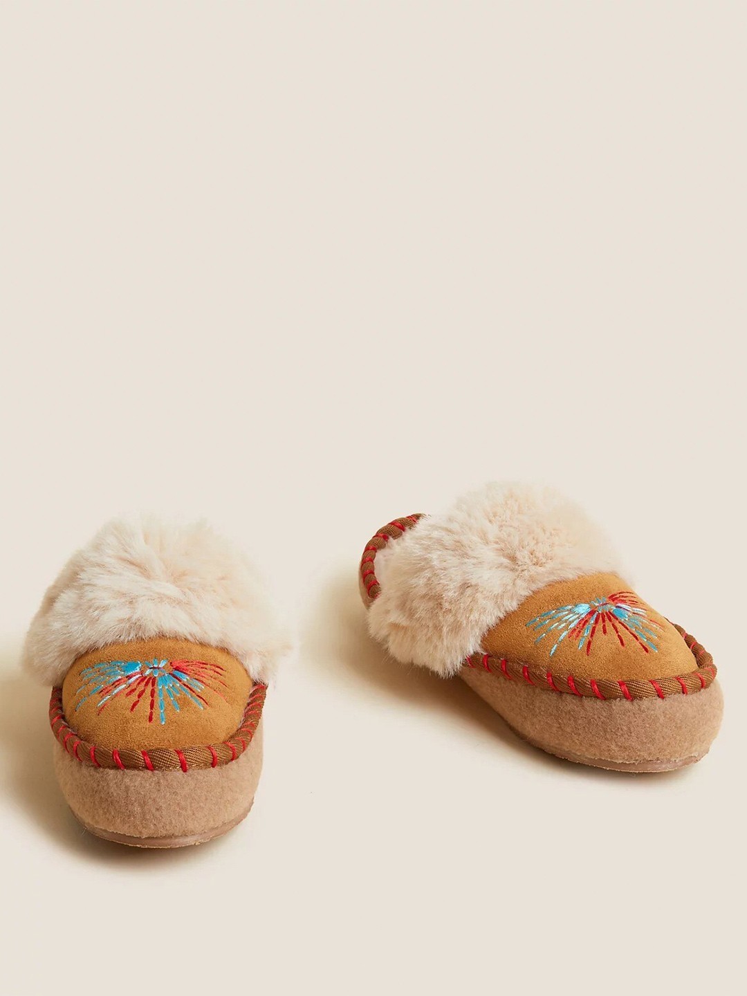 

Marks & Spencer Women Printed Room Slippers, Brown