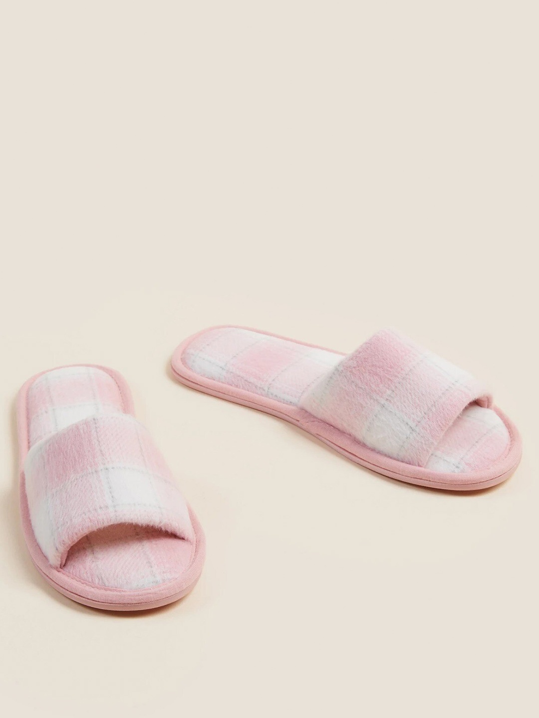 

Marks & Spencer Women Printed Room Slippers, Grey