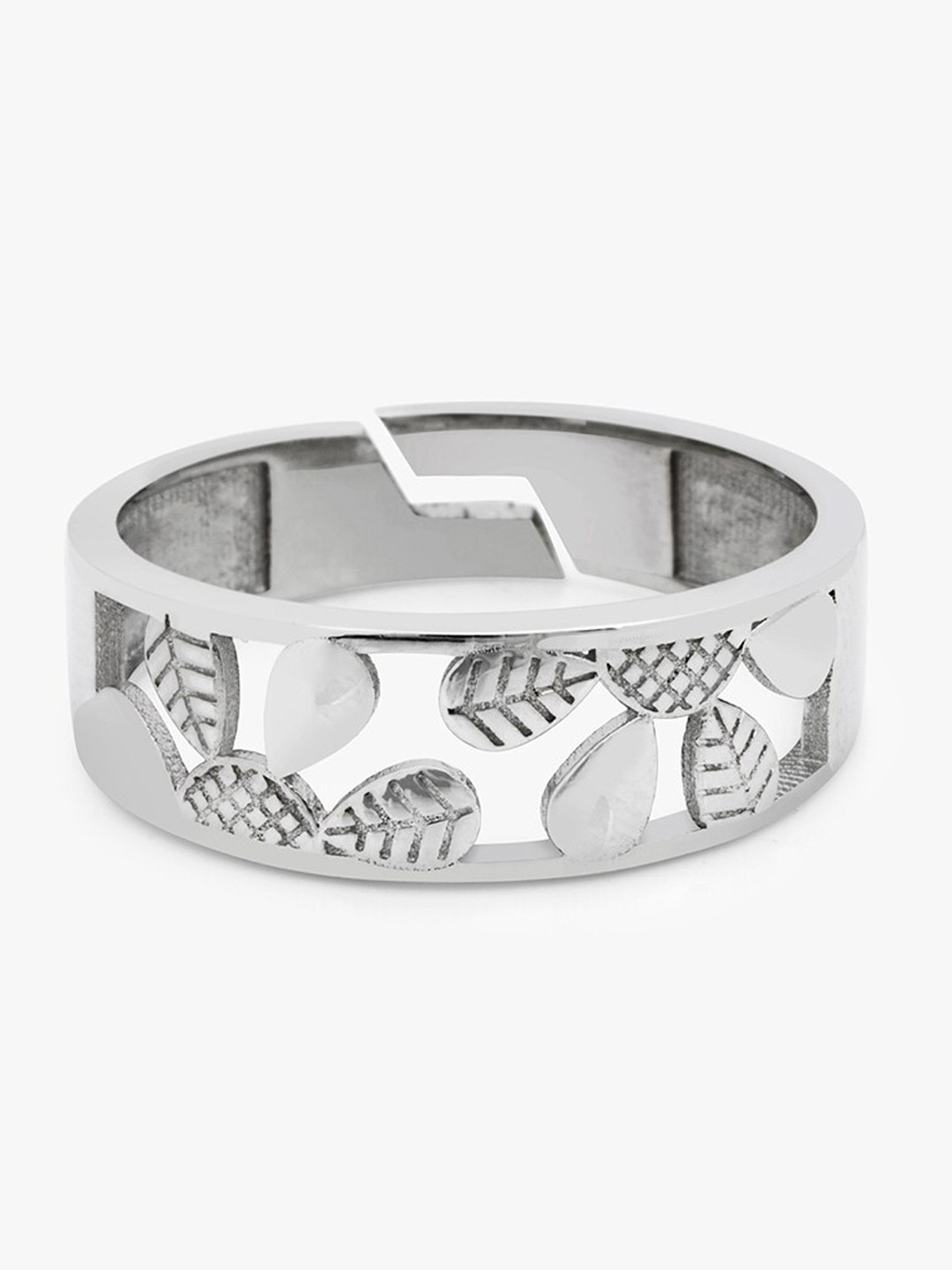 

March by FableStreet Rhodium-Plated 925 Sterling Silver Finger Ring