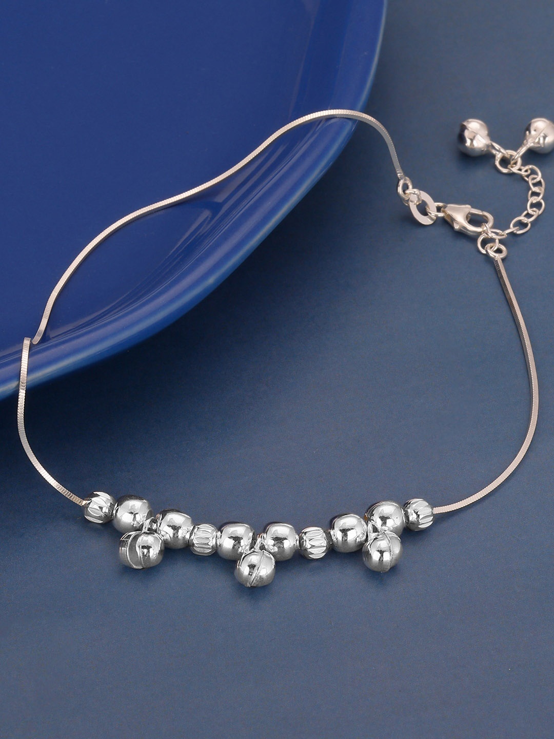 

GIVA 925 Sterling Silver Jingle Adjustable 1 Piece Anklet