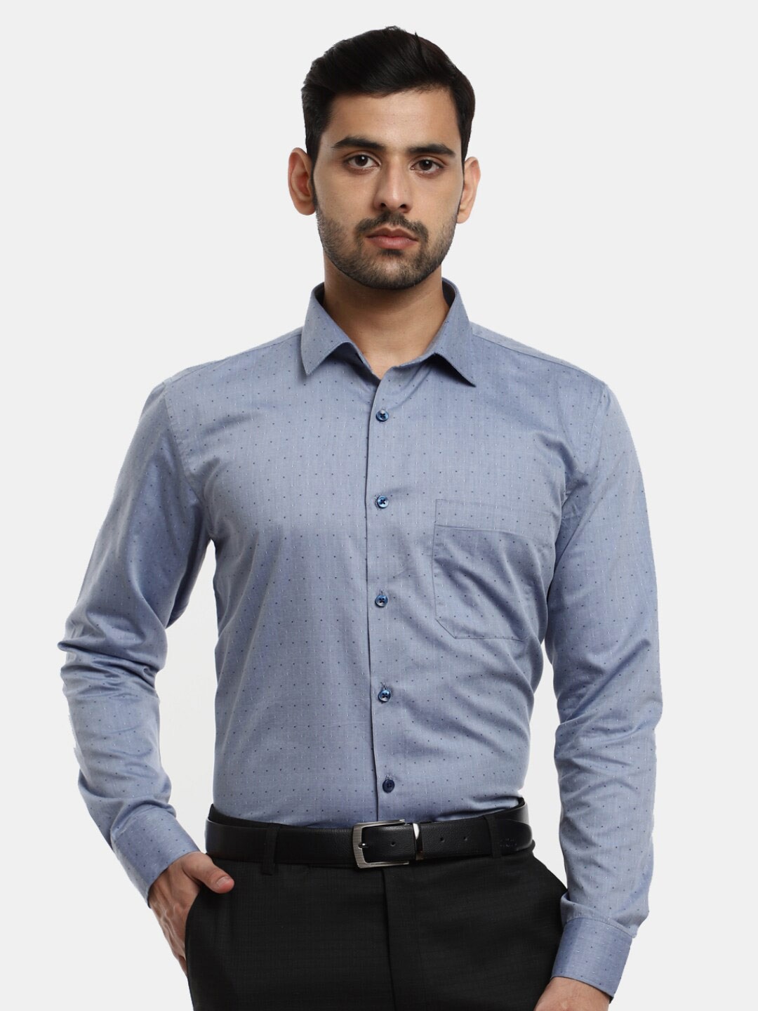 

J White by Vmart Men Formal Shirt, Blue
