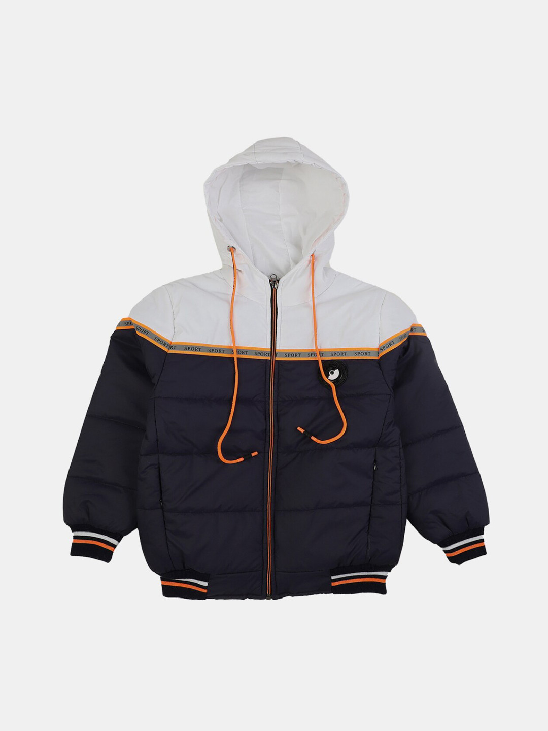 

V-Mart Boys Colourblocked Lightweight Bomber Jacket, Navy blue