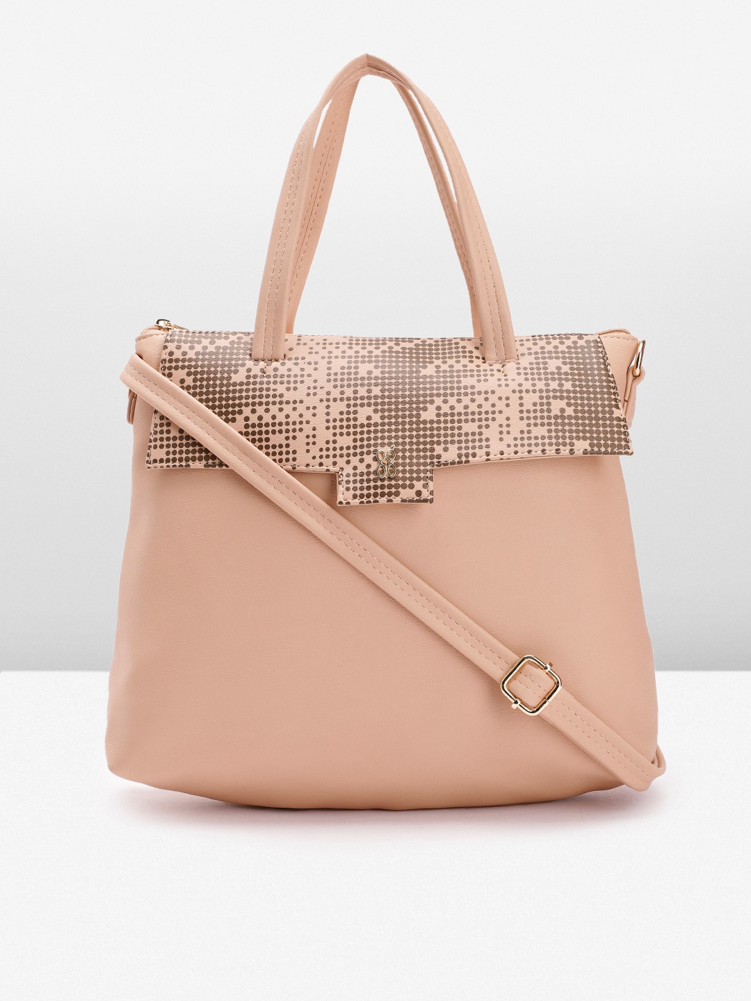 

Baggit Structured Handheld Bag, Peach