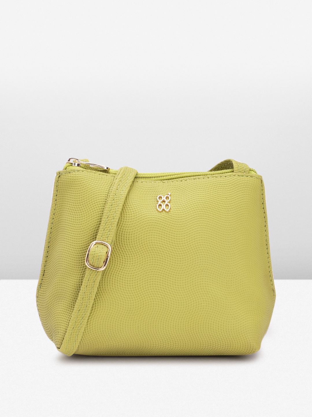 

Baggit Structured Sling Bag, Green