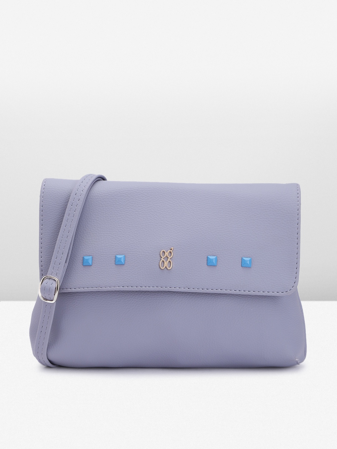 

Baggit Structured Sling Bag, Purple