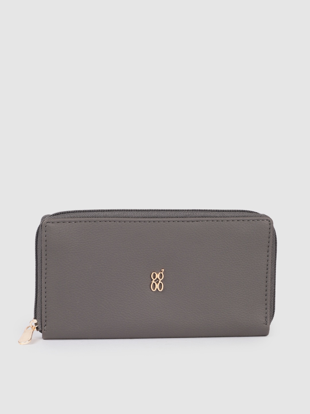 

Baggit Women Zip Around Wallet, Grey