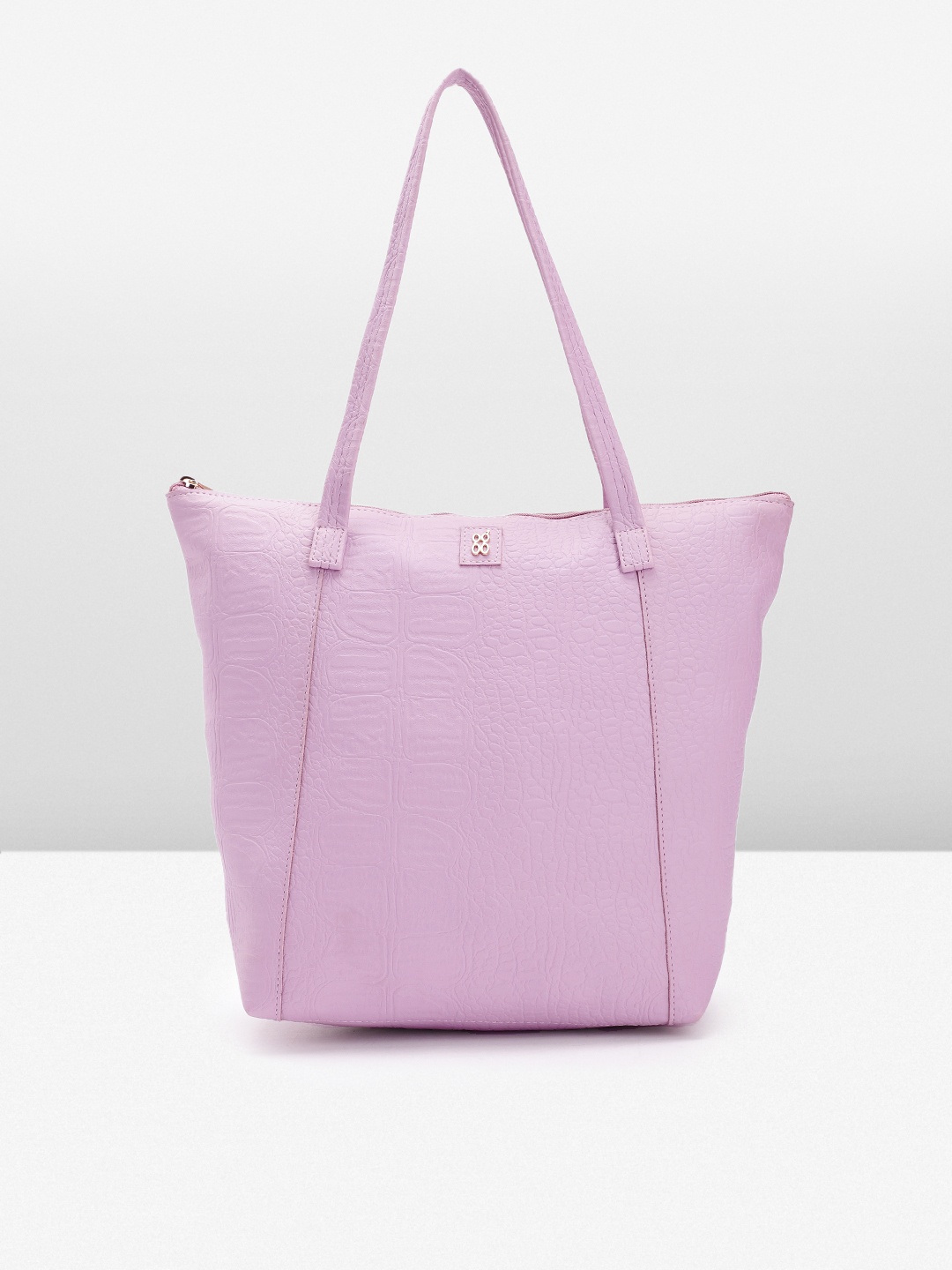 

Baggit Animal Textured Structured Shoulder Bag, Violet