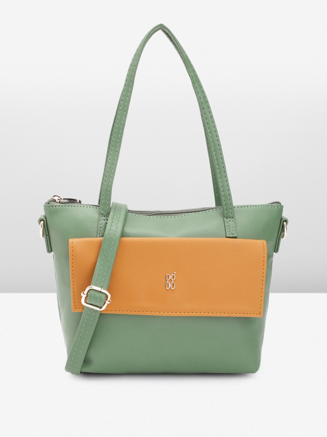 

Baggit WOmen Colourblocked Shoulder Bag, Green