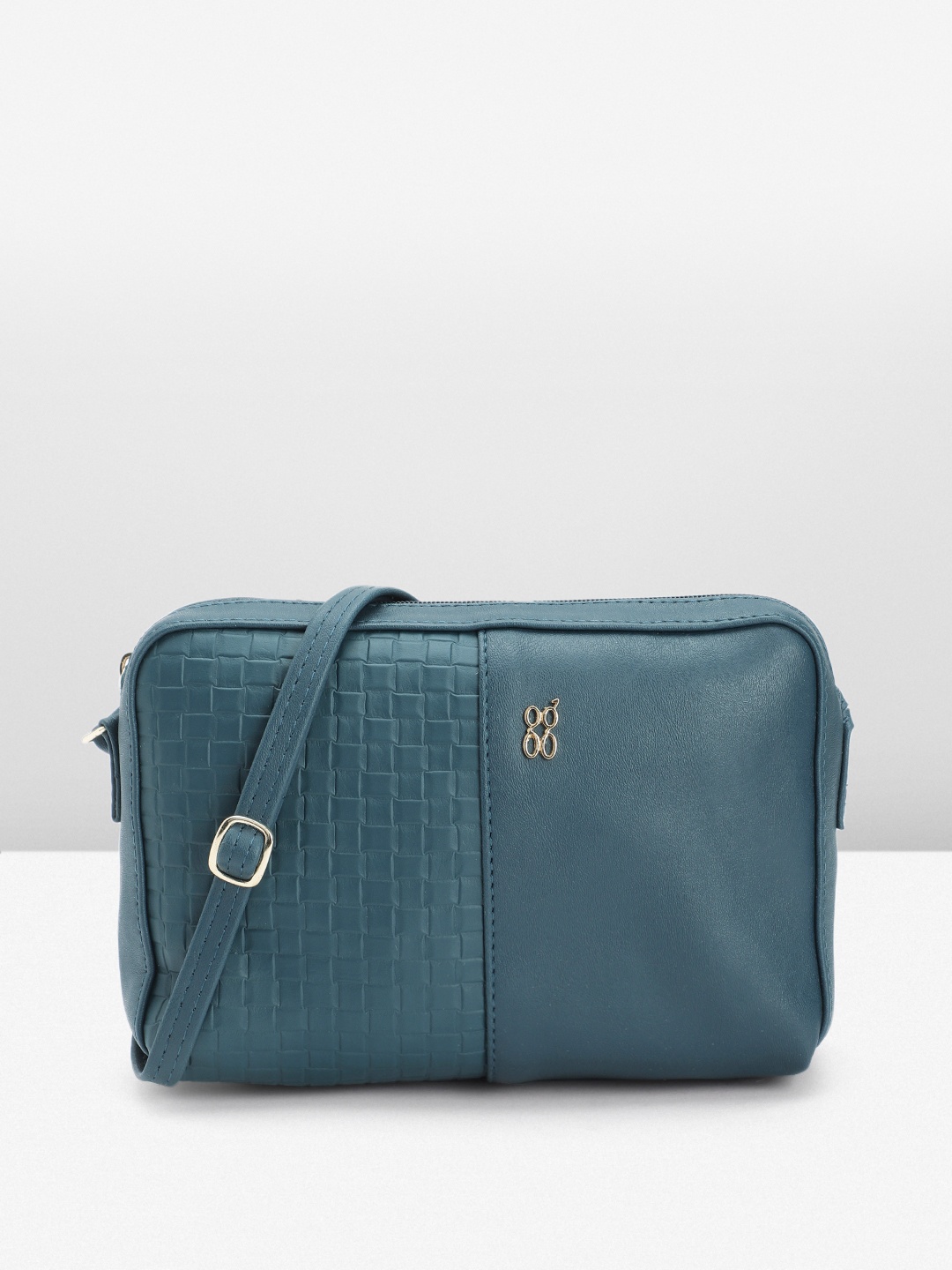 

Baggit Structured Sling Bag, Teal