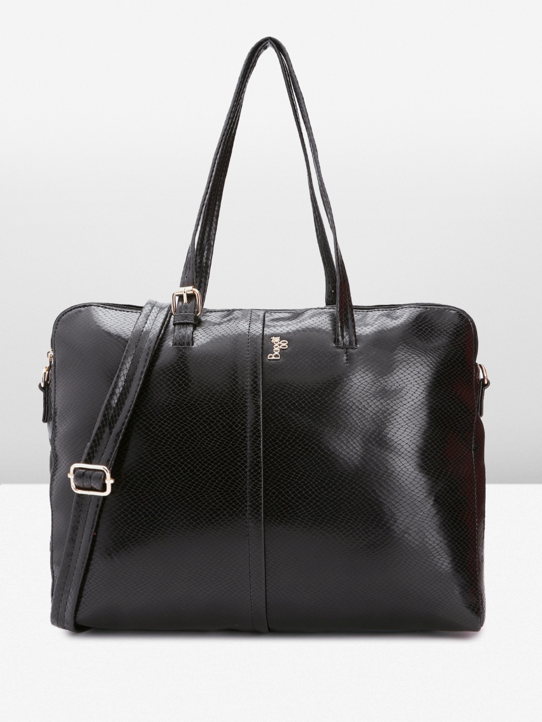 

Baggit Textured Shoulder Bag, Black