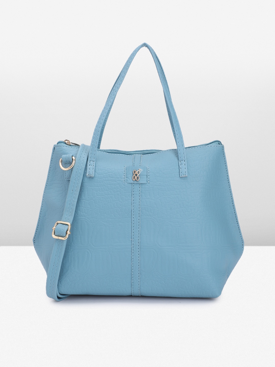 

Baggit Textured Handheld Bag, Blue