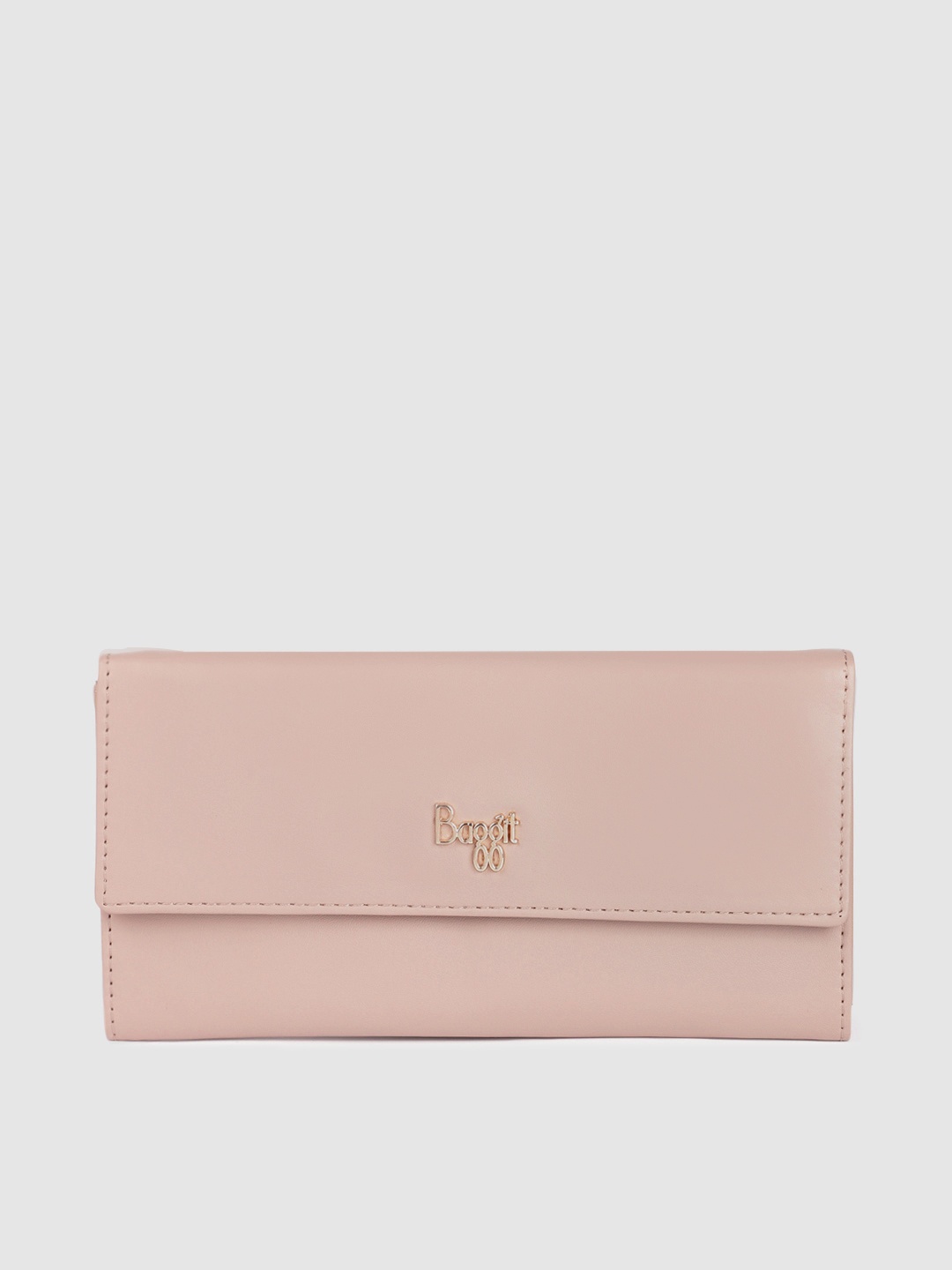 

Baggit Women Solid Envelope Wallet, Beige