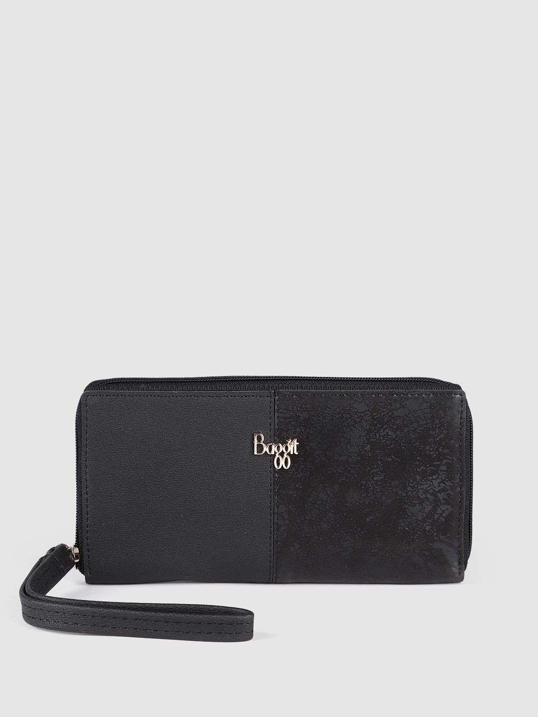 

Baggit Women Zip Around Wallet, Black