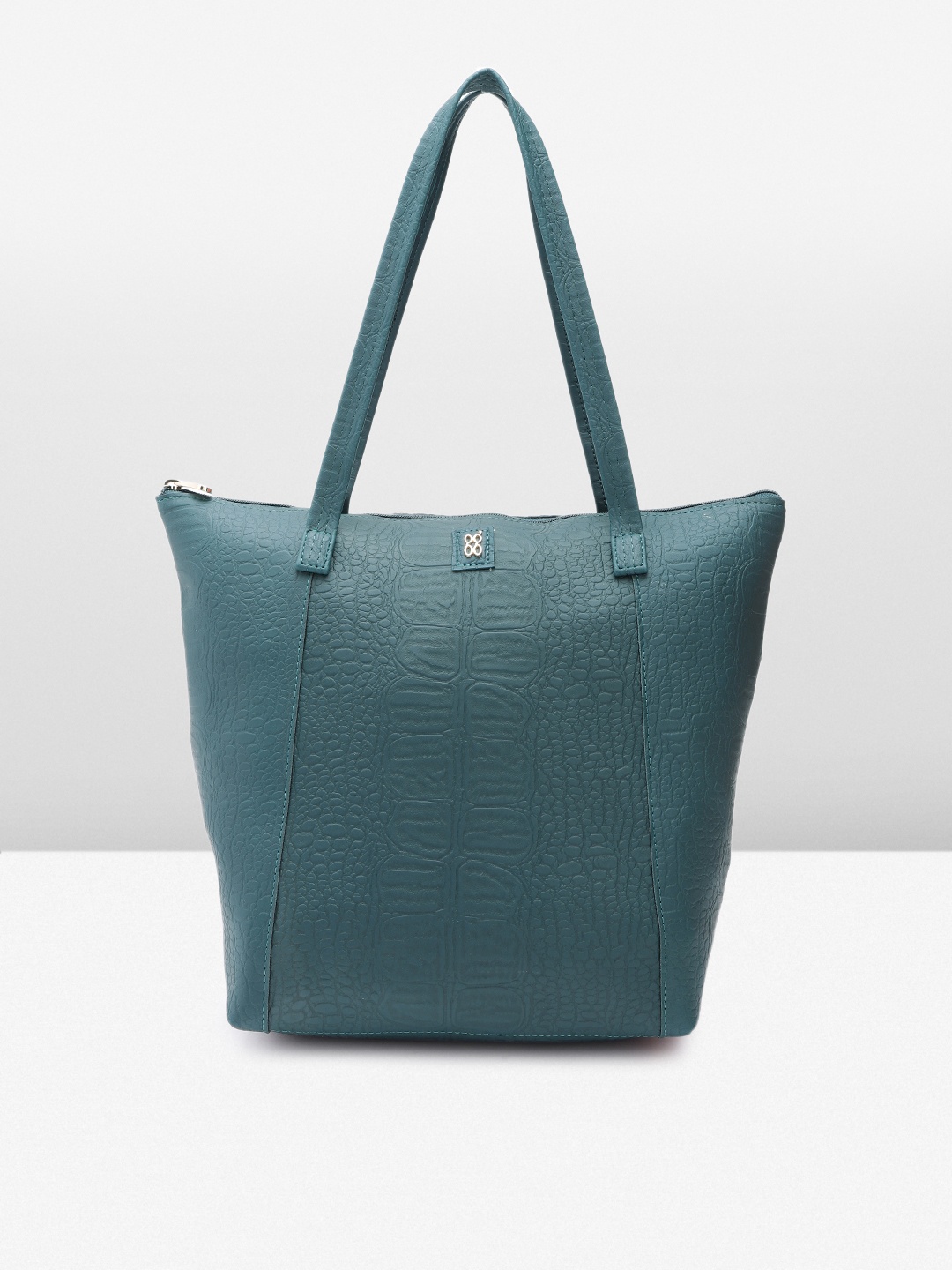 

Baggit Textured PU Regular Structured Shoulder Bag, Teal