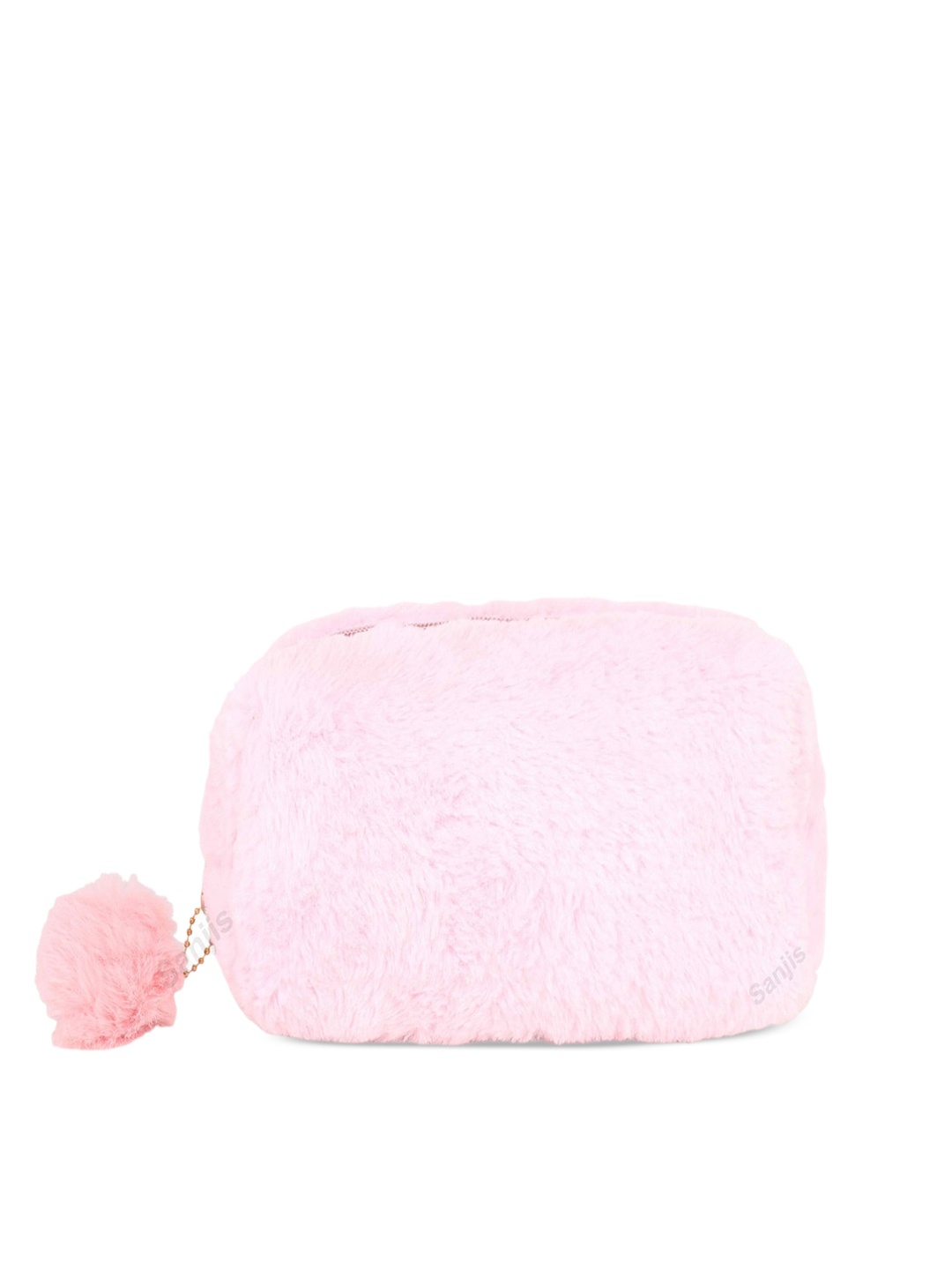 

Sanjis Enterprise Fur Travel Pouch, Pink
