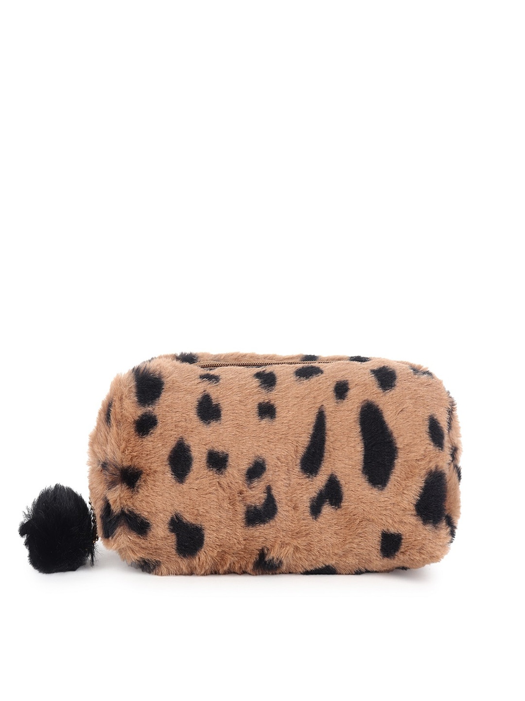 

Sanjis Enterprise Fur Travel Pouch, Brown
