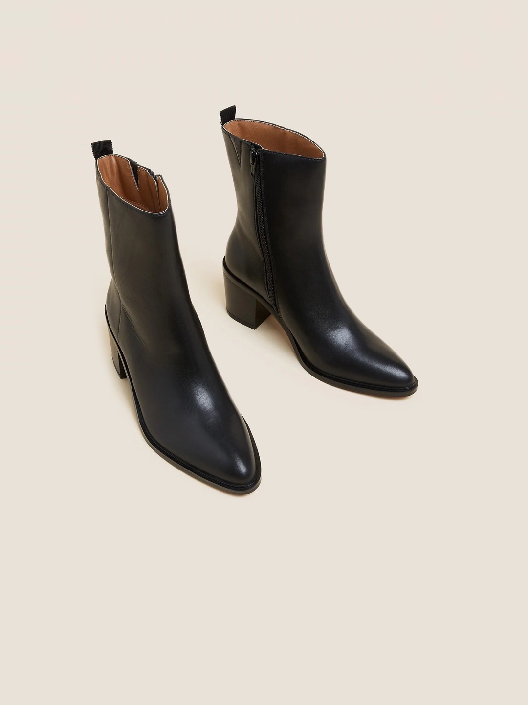 

Marks & Spencer Women Leather Chelsea Boots, Black