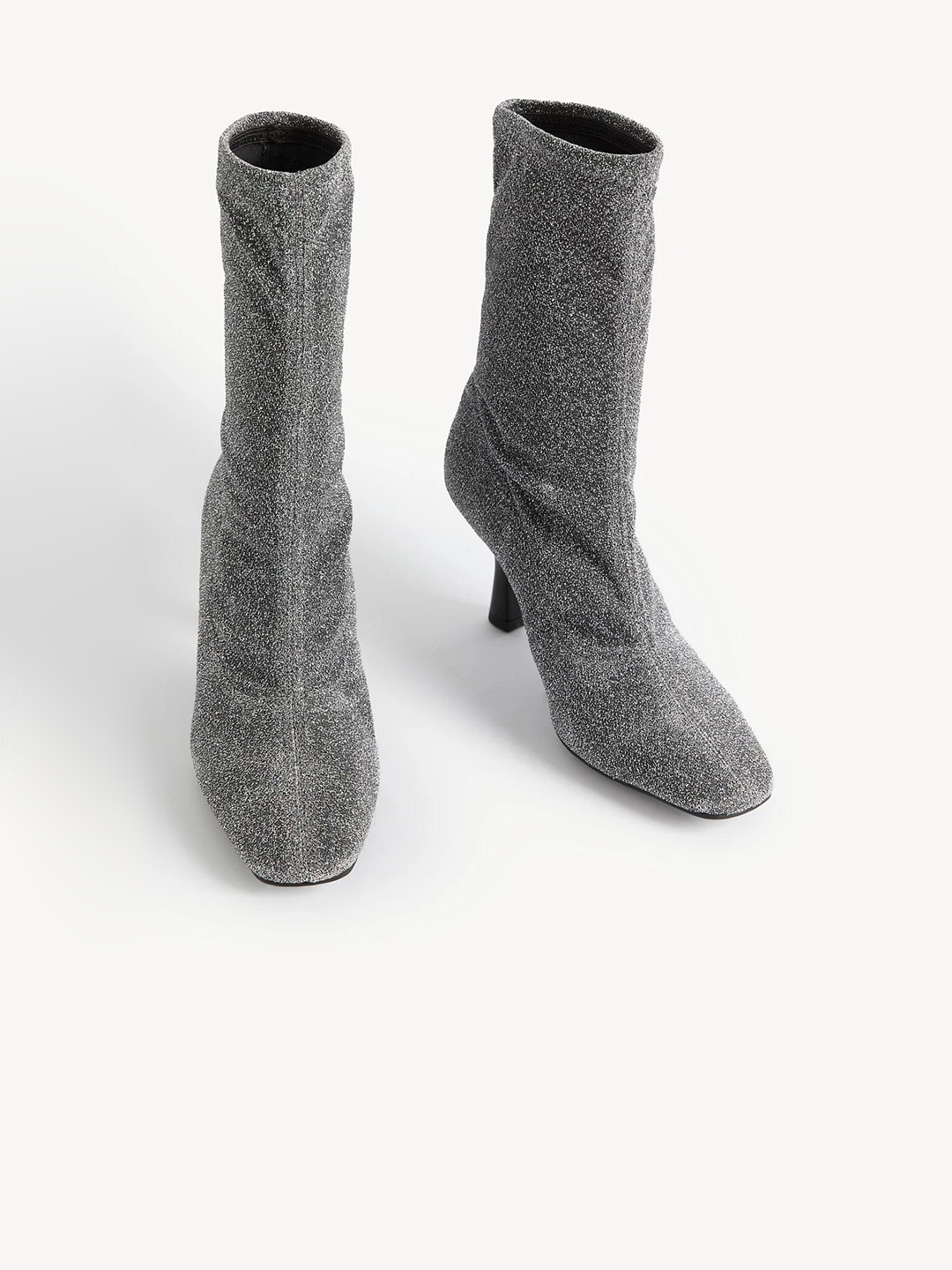 

Marks & Spencer Women Embellished Heeled Regular Boots Boots, Grey