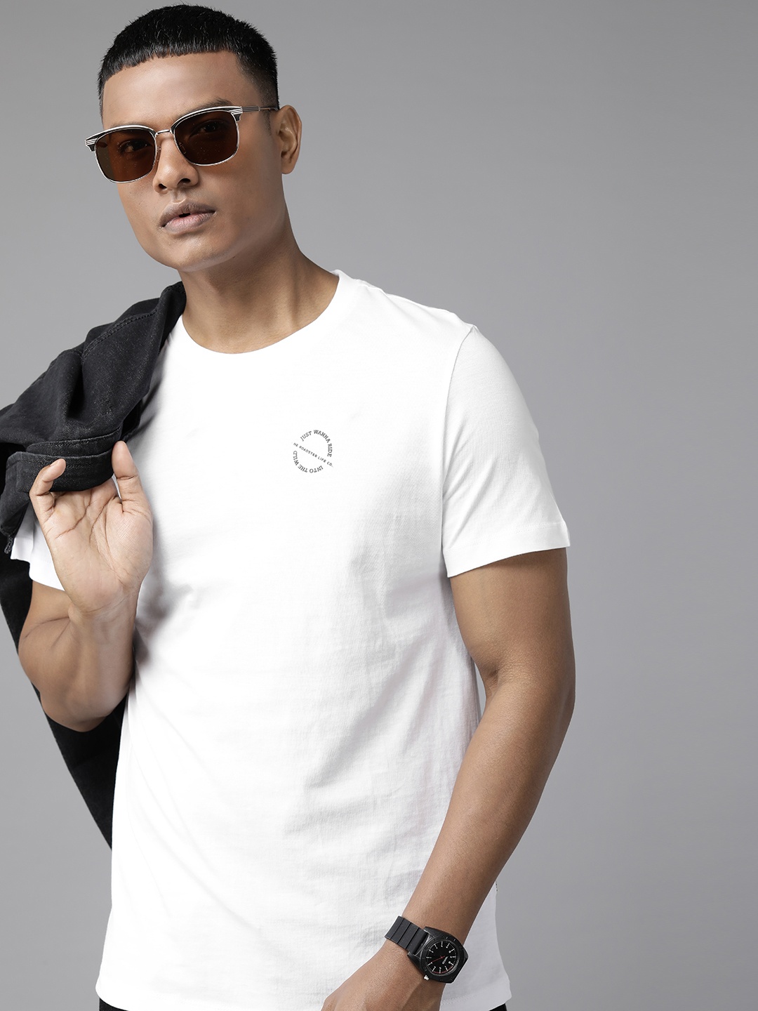 

The Roadster Lifestyle Co. Pure Cotton T-shirt, White