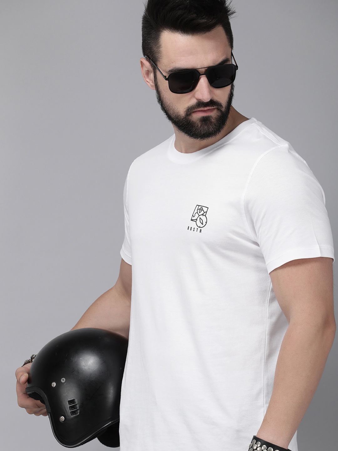 

The Roadster Life Co. Pure Cotton T-shirt, White