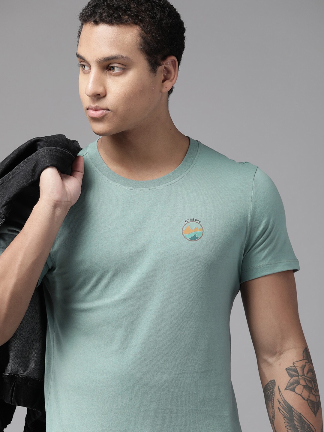 

The Roadster Lifestyle Co. Pure Cotton T-shirt, Blue