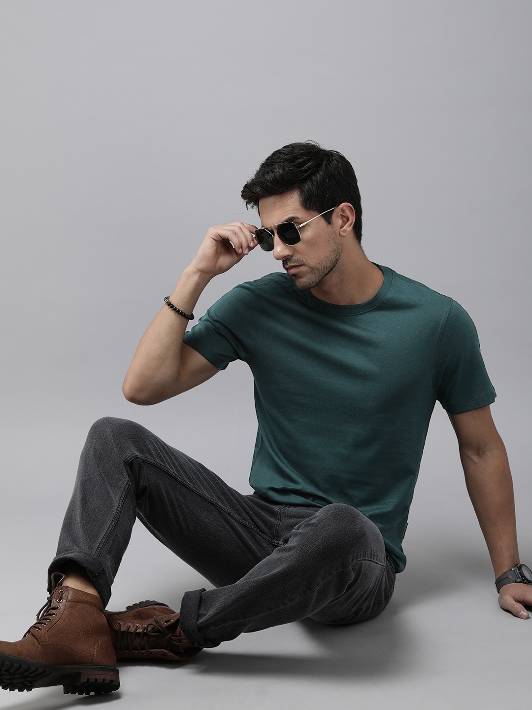 

The Roadster Lifestyle Co. Pure Cotton T-shirt, Green