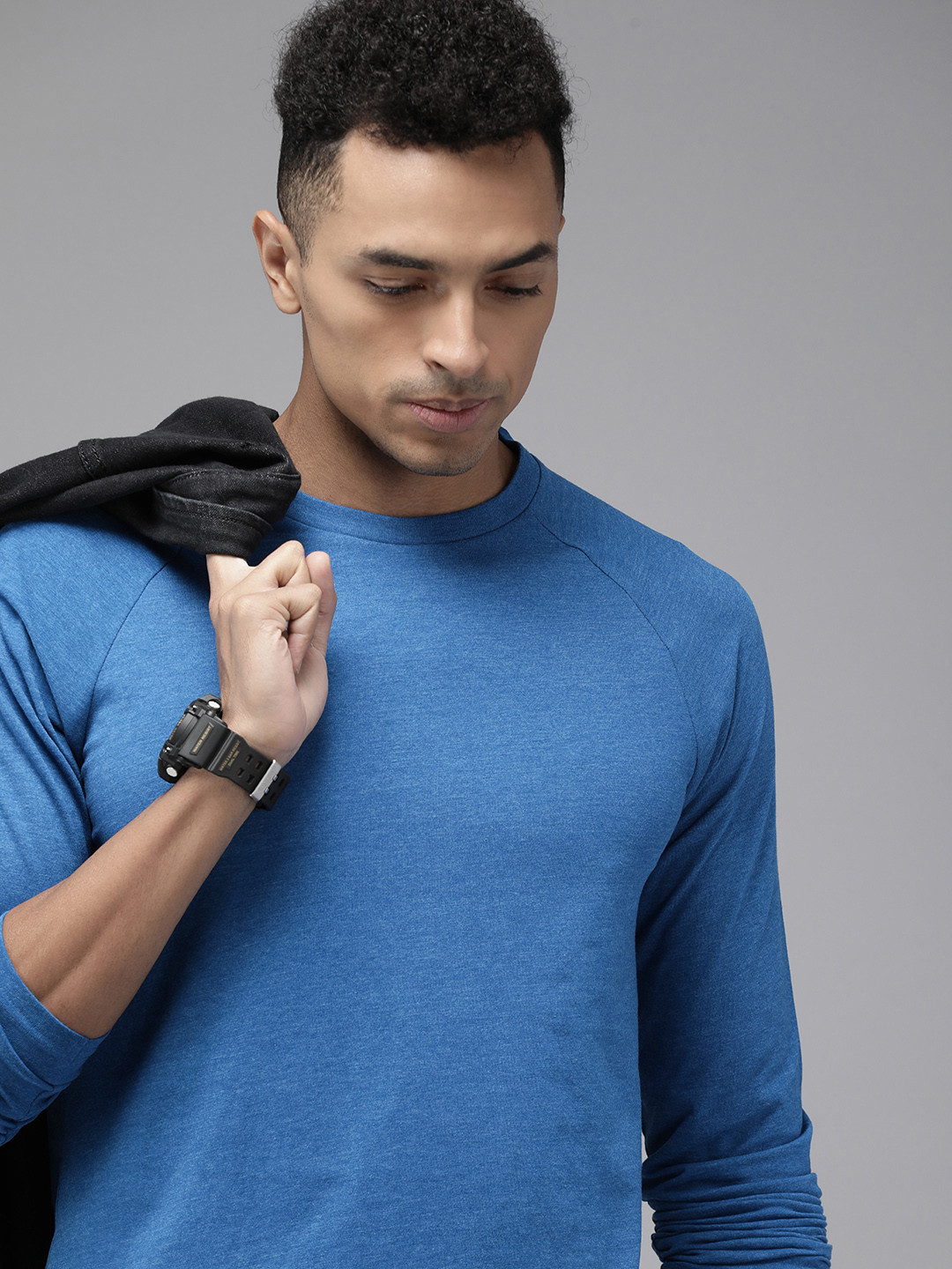 

The Roadster Life Co. Raglan Sleeves T-shirt, Blue