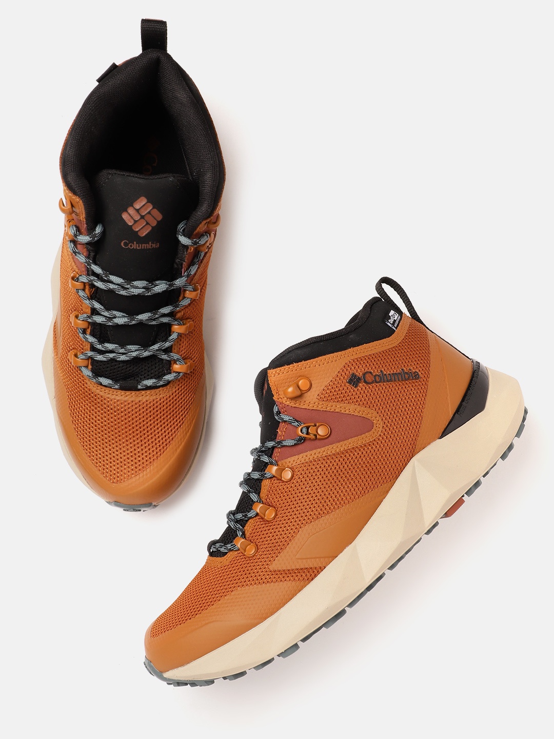 Columbia Men Trekking Non-Marking Facet 60 Outdry Shoes, Orange