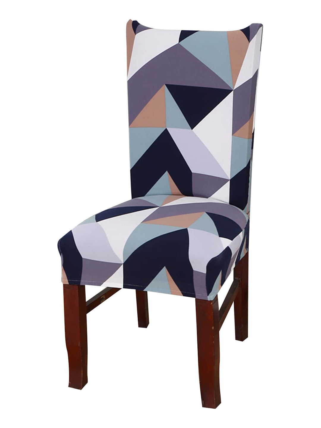 

HOUSE OF QUIRK Lavender Printed Super Stretchable Removable Chair Cover
