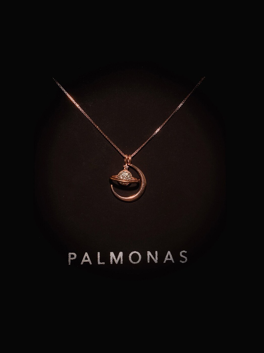 

PALMONAS 18k Rose Gold Plated Galaxy Star Necklace