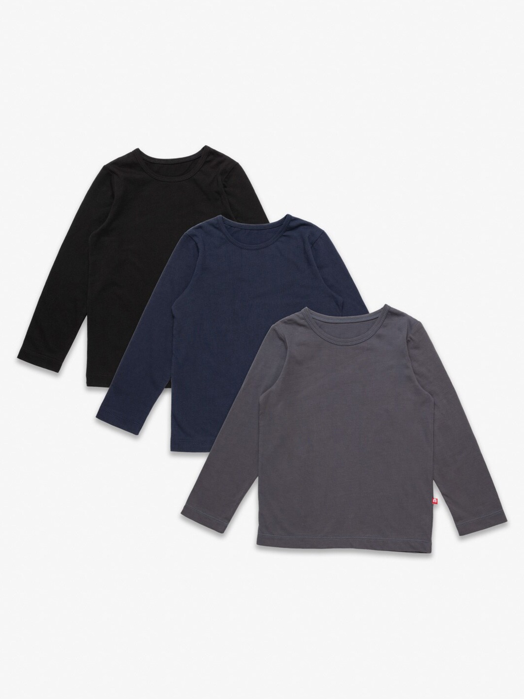 

Nino Bambino Kids Pack Of 5 Cotton T-shirt, Black