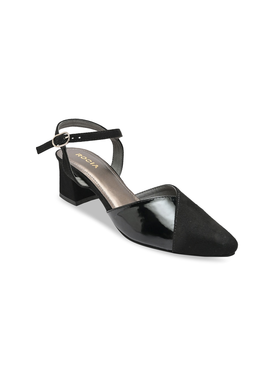 

Rocia Women Solid Block Mules, Black