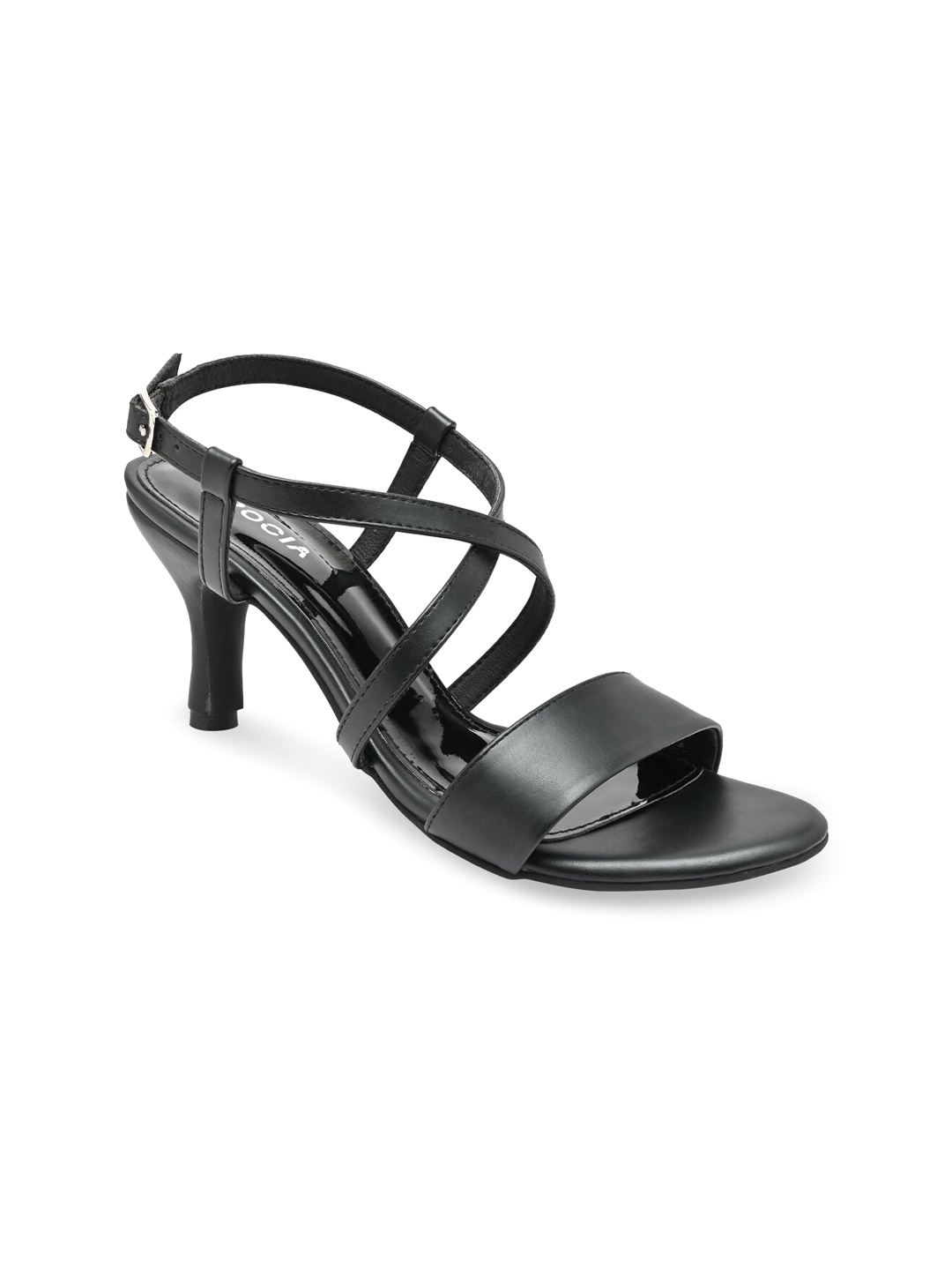 

Rocia Textured Stiletto Heels, Black