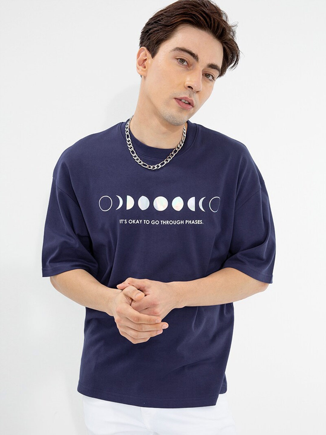 

Snitch Men Boxy T-shirt, Blue
