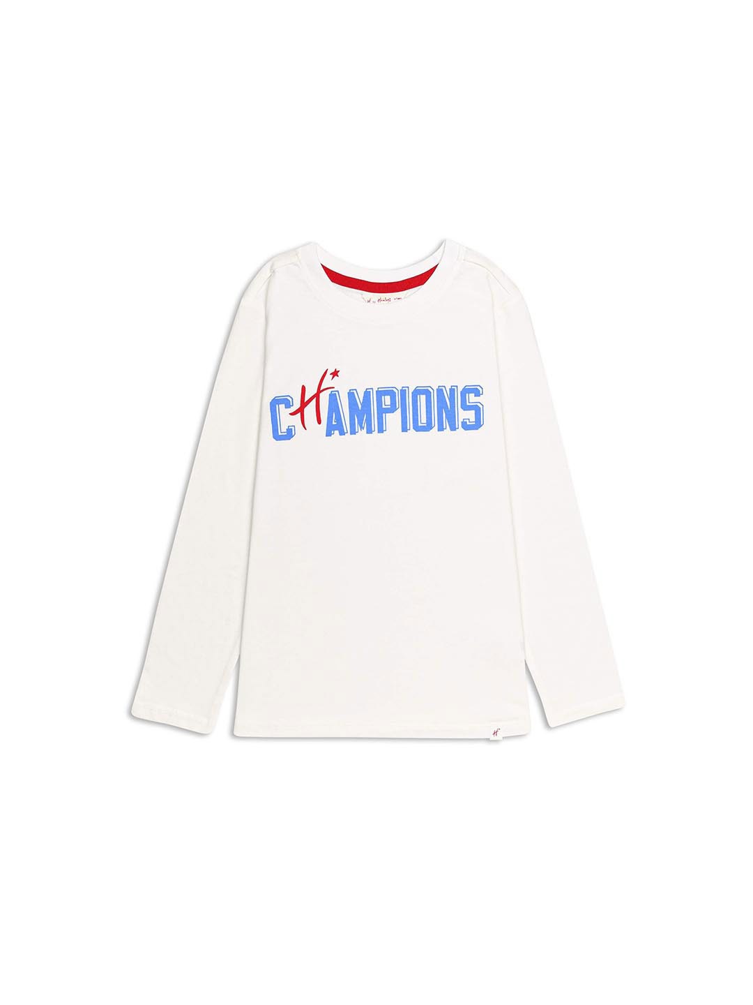 

H By Hamleys Boys Typography Printed Cotton T-shirt, White
