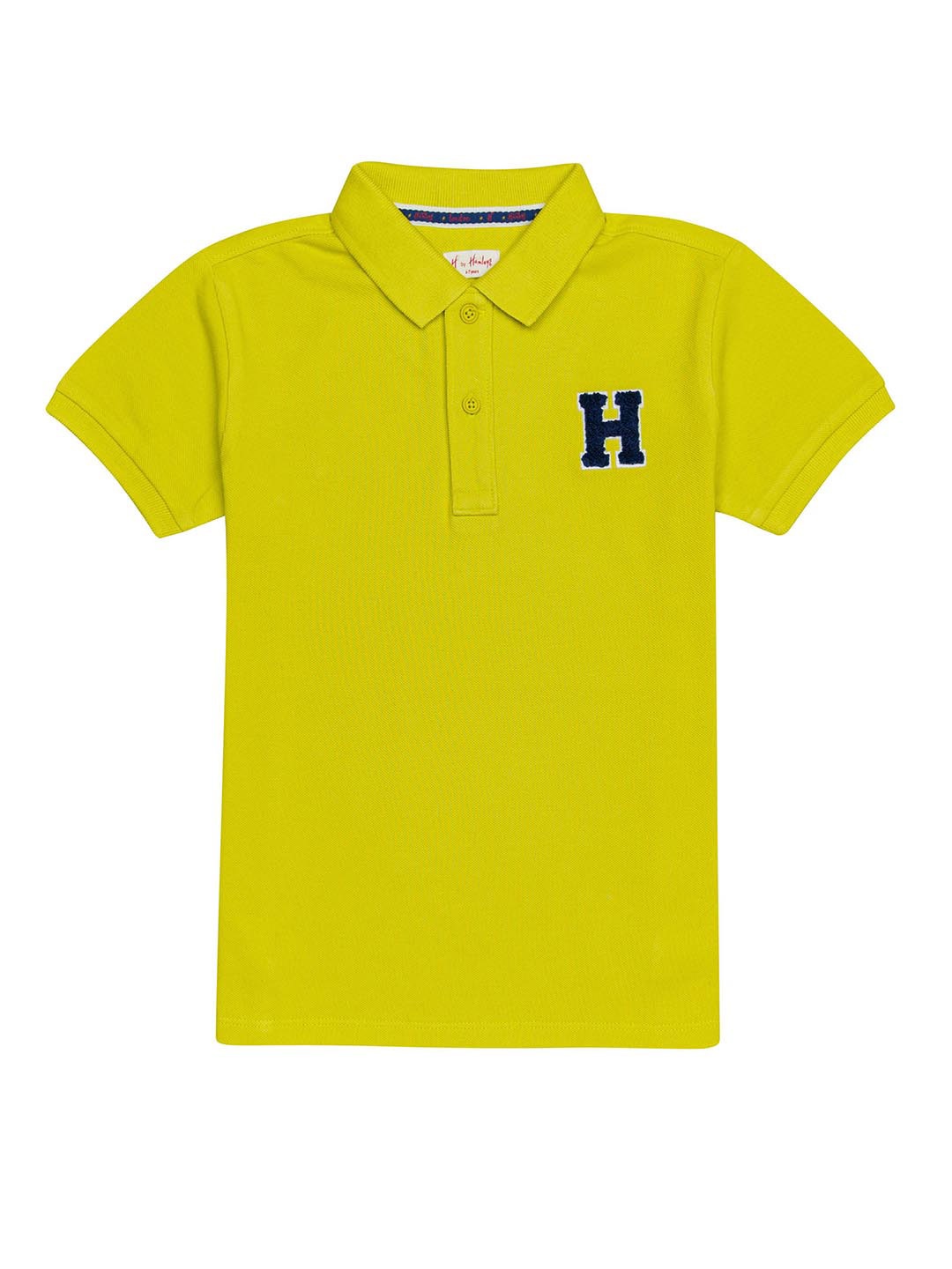 

H By Hamleys Boys Cotton Polo Collar T-shirt, Green