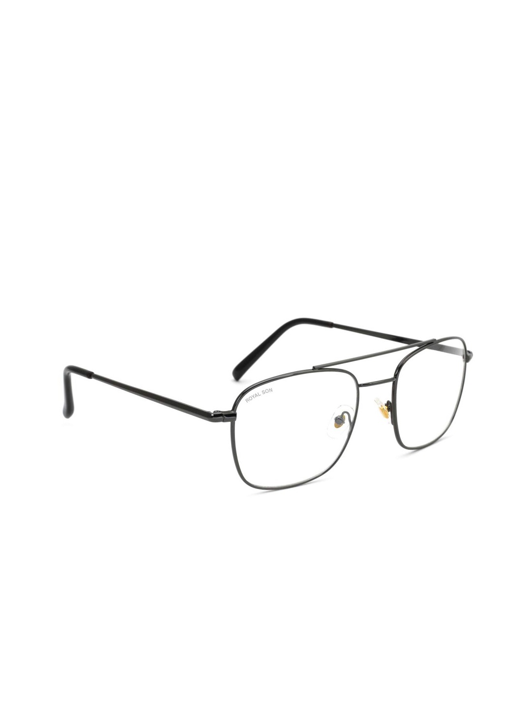 

ROYAL SON Unisex Square Sunglasses, Transparent