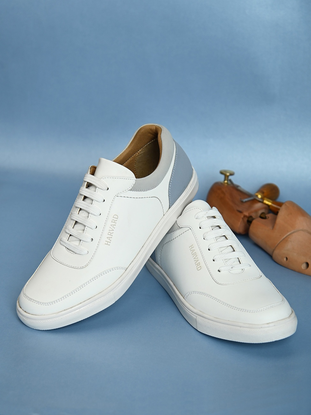 

Harvard Men Colourblocked Lightweight Sneakers, White