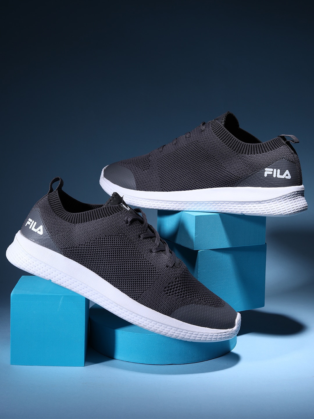 

FILA Women Woven Design Sneakers, Grey