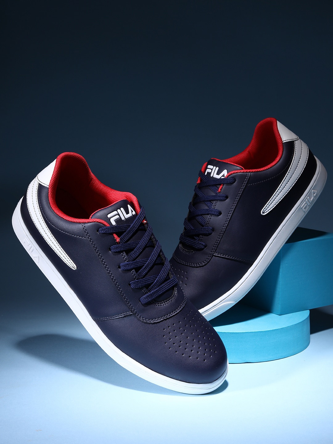 

FILA Women Perforations Kisev Sneakers, Blue