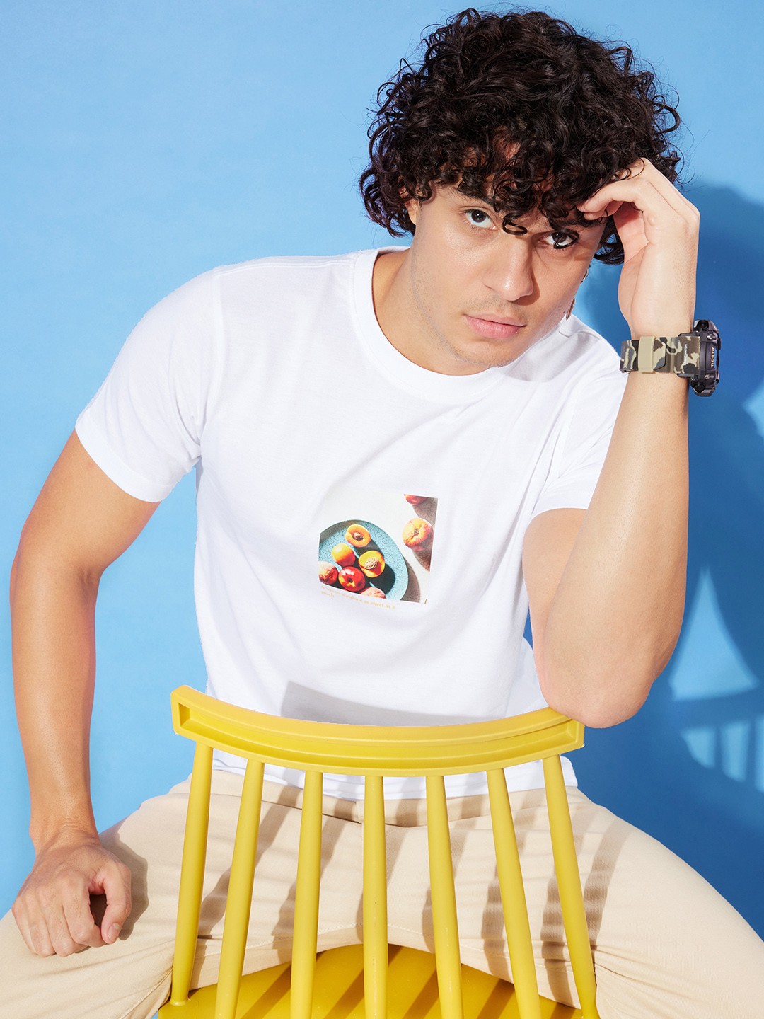 

Mast & Harbour Printed T-shirt, White